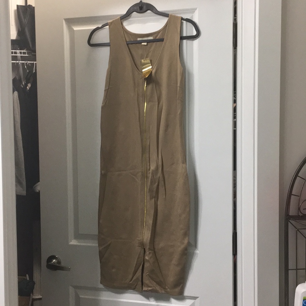 Nude mid dress